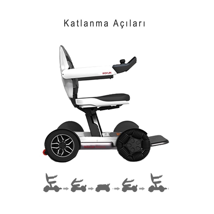 POYLIN P210 Robotics Ultra Hafif Akülü Sandalye