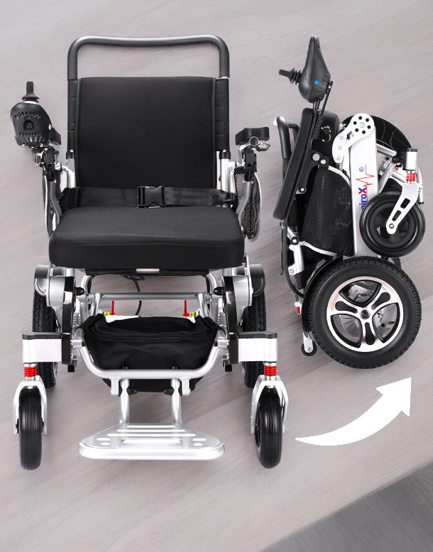 Out of Hand まとめ売り Respirox BC-EA8000 Uzaktan Kumandalı Katlanan Akülü Sandalye