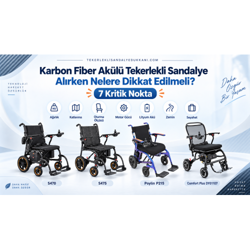 Karbon fiber akülü tekerlekli sandalye alırken dikkat edilmesi gereken 7 kritik nokta