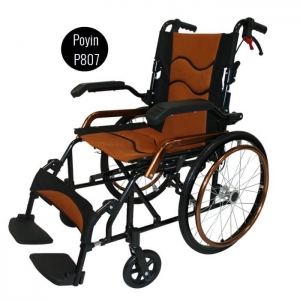 Poylin P807 Hafif Katlanabilir Tekerlekli Sandalye