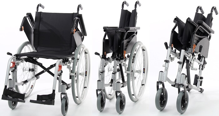 Excel G-Lightweight Tekerlekli Sandalye katlanma sistemi