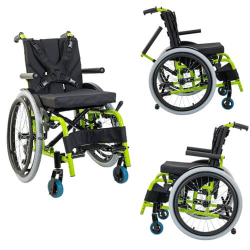 Golfi G333 Pediatrik çocuk manuel tekerlekli sandalye modeli